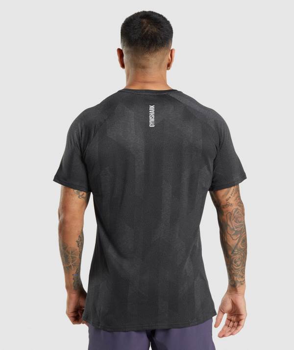 Panske Tricka Gymshark Apex Čierne Čierne / Siva | VG2783456